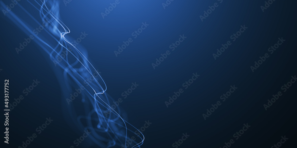 Abstract colorful digital particles wave with bokeh and light background, 3d render wave line dot background, line wave light glowing effect particular background. Abstract colorful digital particles wave with bokeh and light background, 3d render wave line dot background, line wave light glowing effect particular background.