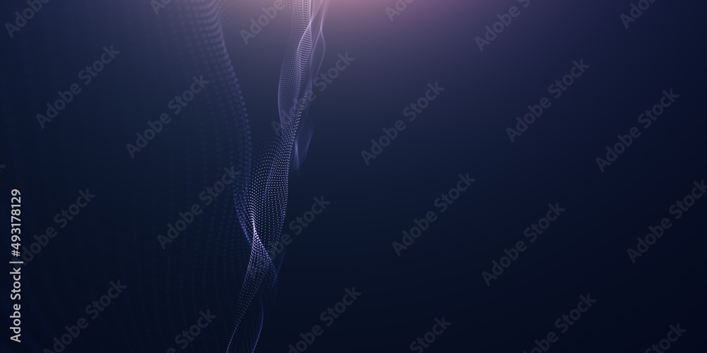 Abstract colorful digital particles wave with bokeh and light background, 3d render wave line dot background, line wave light glowing effect particular background. Abstract colorful digital particles wave with bokeh and light background, 3d render wave line dot background, line wave light glowing effect particular background.