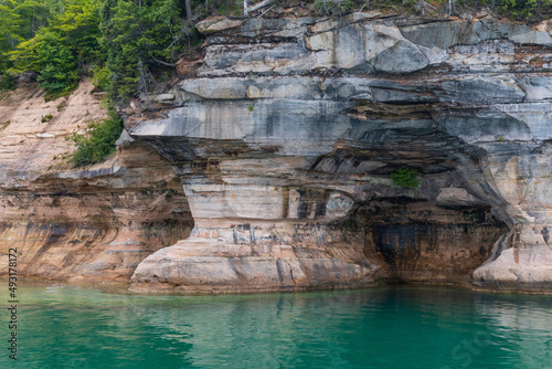 Pictured Rocks National Lakeshore, Upper Peninsula, Michigan, USA 