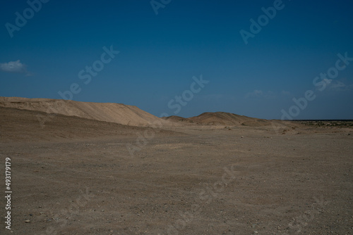 The Gobi mountains in northwest China. photo