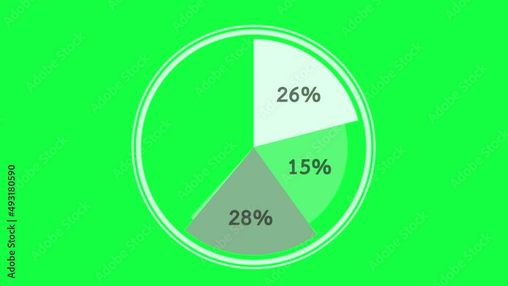 4K Ultra HD. Animated bar graph, Animated pie chart, stock graph ...