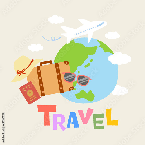 旅行のイメージイラスト