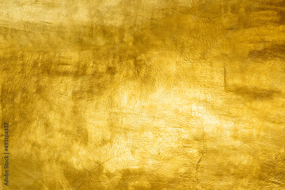 Fototapeta Gold shiny wall abstract background texture, Beatiful Luxury and Elegant