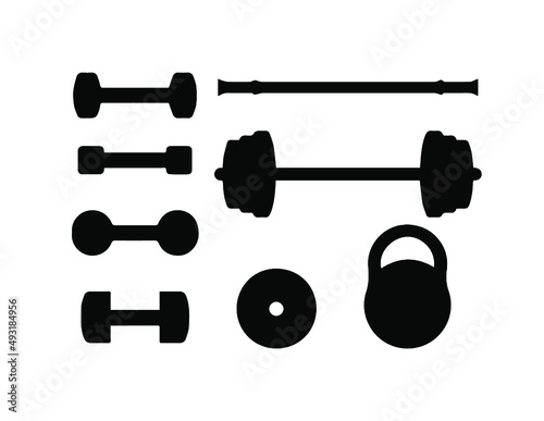black dumbell