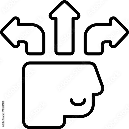 decision outline icon