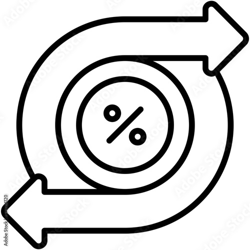 exchange rate  icon