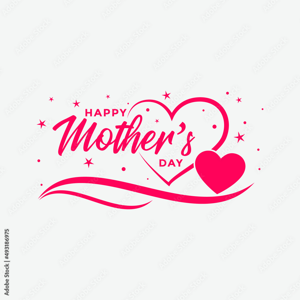 Happy mother's day vector design