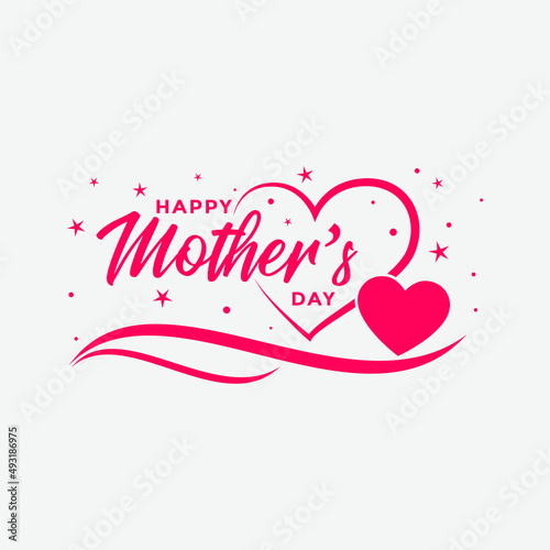 Happy mother's day vector design