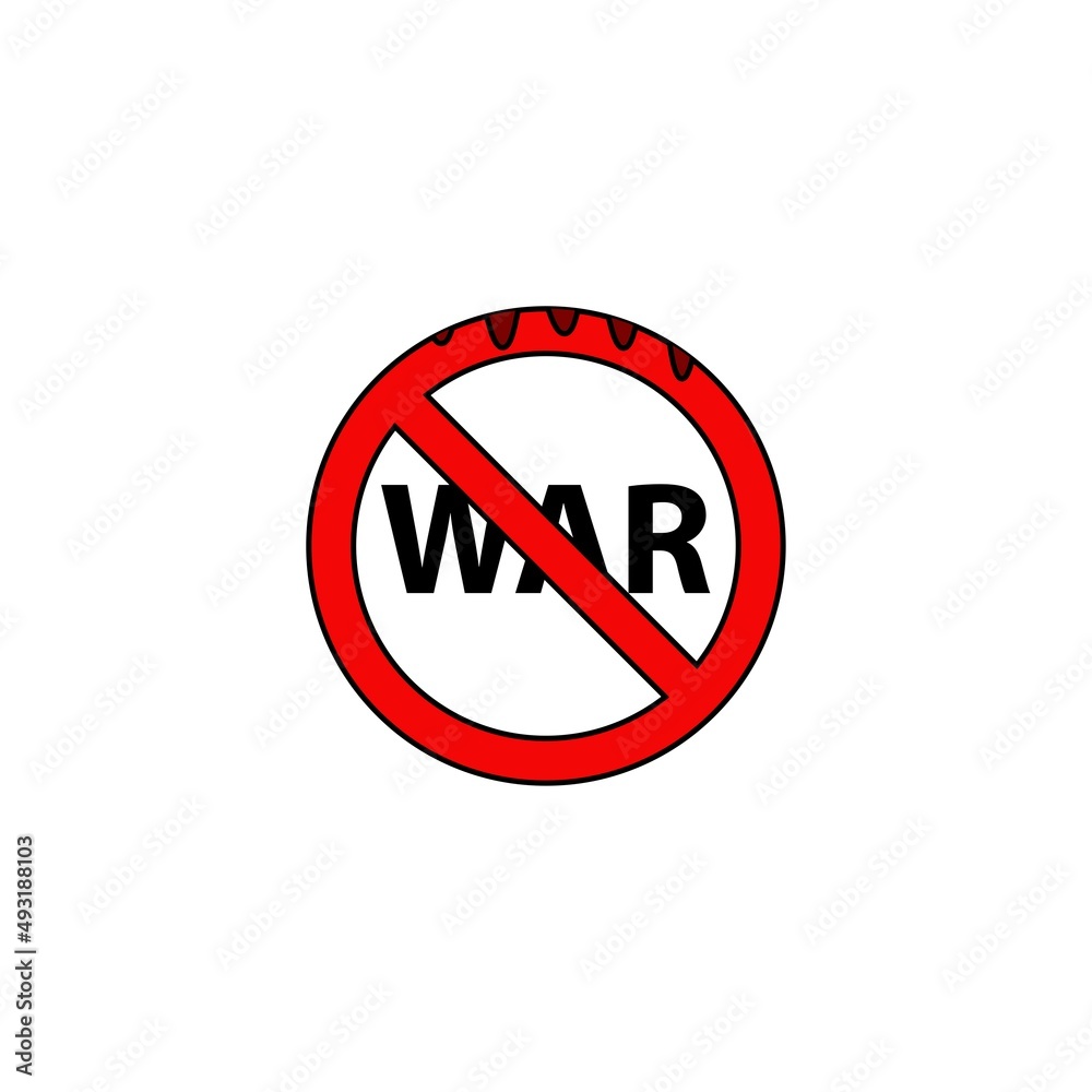 stop war icon vector design templates