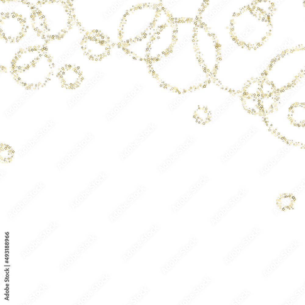 Gold Glitter Stars. Luxury Shiny Confetti. Gold Glitter Stars. Luxury Shiny Confetti.
