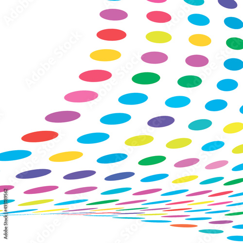 abstract background with colorful circles