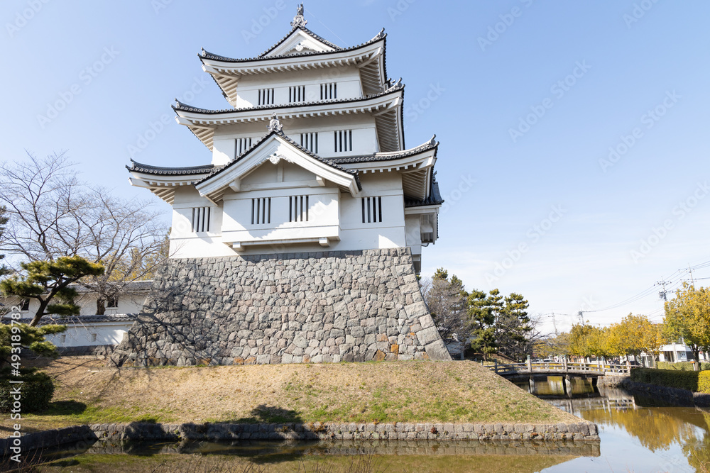 日本のお城がある風景 日本のお城がある風景