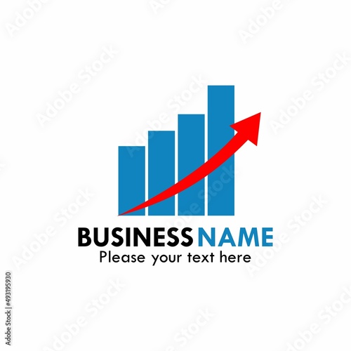 Creative Accounting Concept Logo or Business Marketing and finance idea logo.