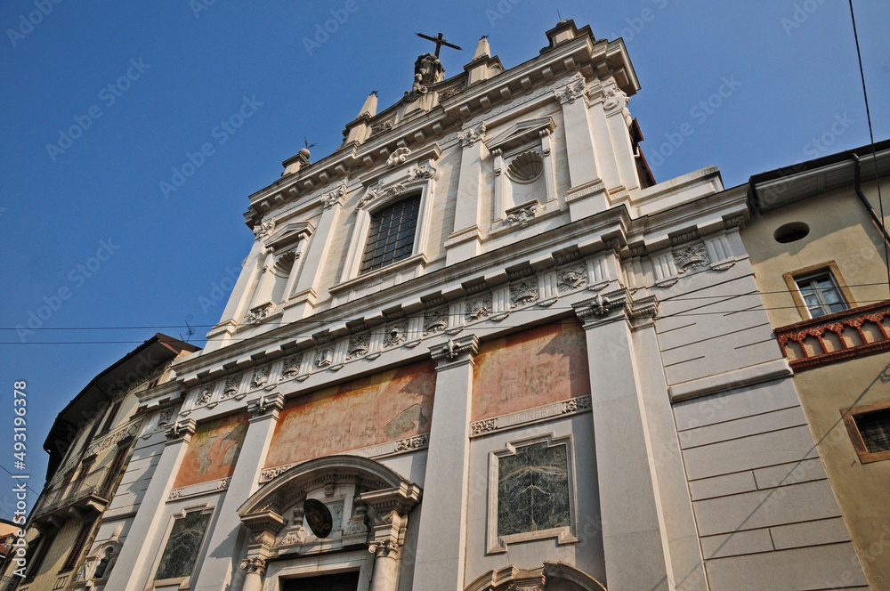 Obraz premium Bergamo, Chiesa di Sant’Alessandro della Croce