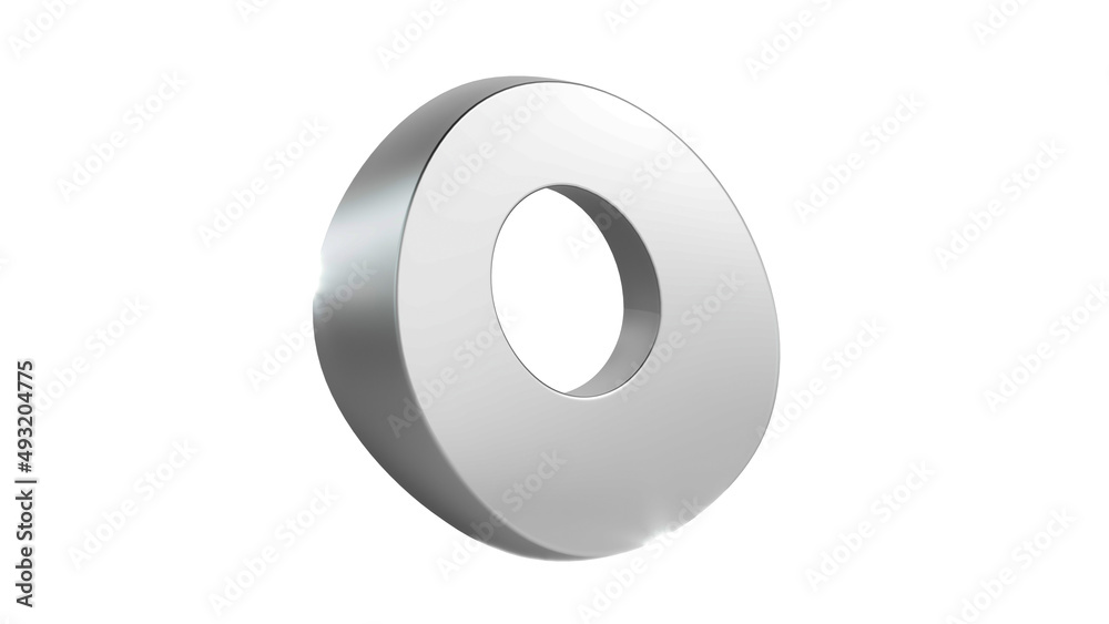 Silver metellic 3D font number 0, Zero premium 3d illustration. Silver metellic 3D font number 0, Zero premium 3d illustration.