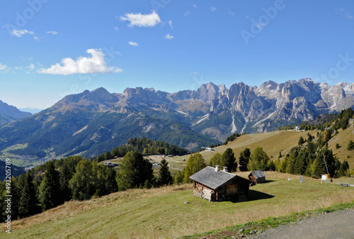 Skigebiet Buffaure im Herbst