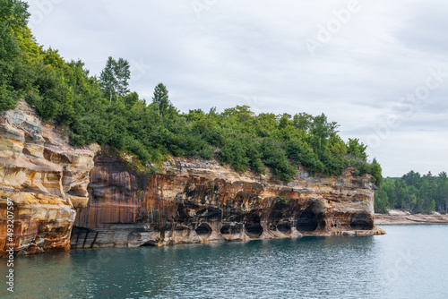 Pictured Rocks National Lakeshore, Upper Peninsula, Michigan, USA