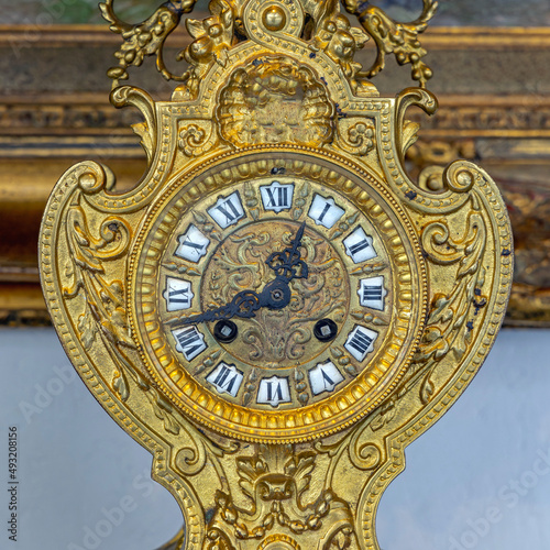 Ancient Golden Clock