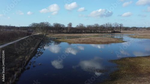 Nature reserve lake Wasmeer in Laren and Hilversum, the Netherlands photo