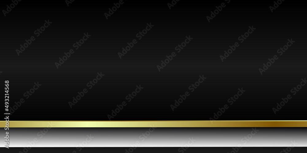 Black silver and gold background vector Black silver and gold background vector