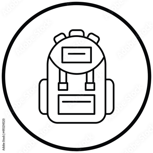 Bagpack Icon Style