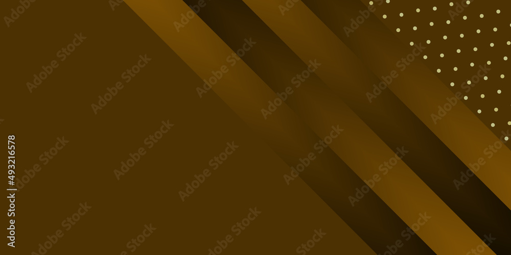 Luxury dark brown and gold background