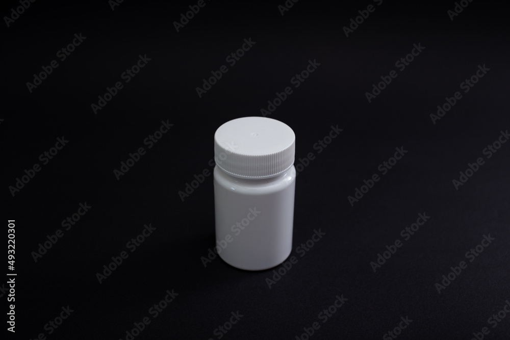 Jar with medicine for pandemic, virus and diseases Jar with medicine for pandemic, virus and diseases