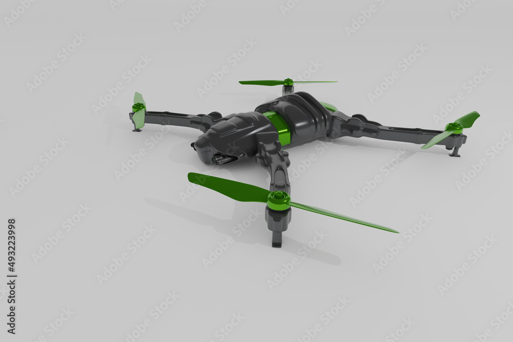 Naklejka premium Modern drone - concept