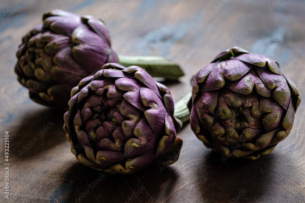 The globe artichoke is a variety of a species of thistle cultivated as a food..The edible portion of the plant consists of the flower buds. The globe artichoke is a variety of a species of thistle cultivated as a food..The edible portion of the plant consists of the flower buds.