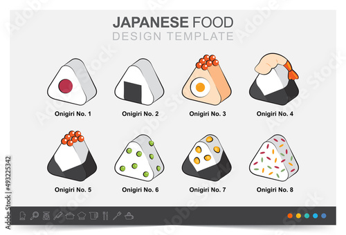 Japanese, food, onigiri design, japanese culture, rice ball multi series, lunch box