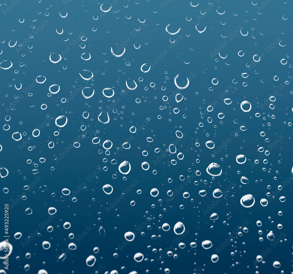 Air bubbles under water. Bubbles at the depth of the water.