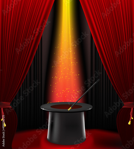 Focus perfomance illustration vector illustration