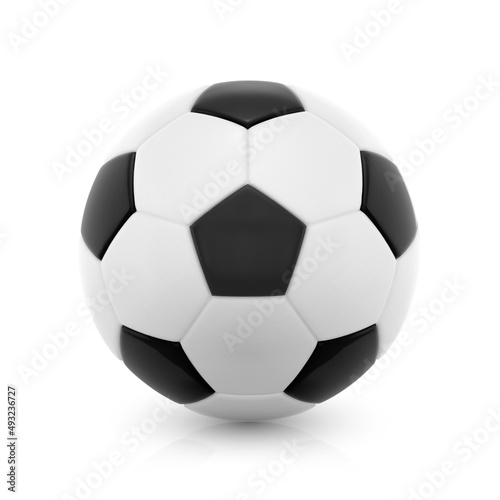 Football ball vector illustration isolated on white background