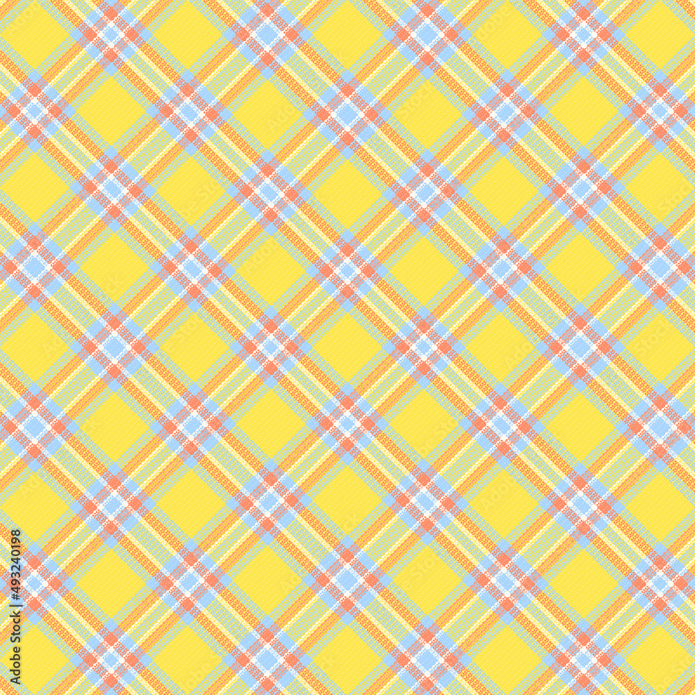 Seamless tartan plaid pattern with texture and retro color. Seamless tartan plaid pattern with texture and retro color.