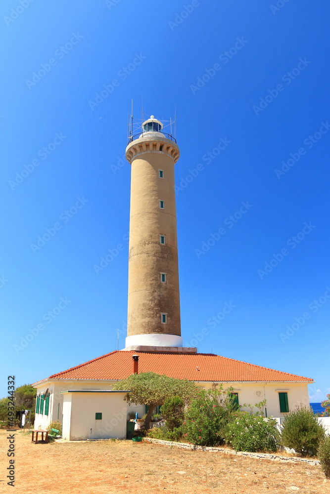 Veli Rat lighthouse on Dugi otok island, Adriatic sea, Croatia