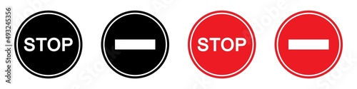Stop Icon vector illustration
