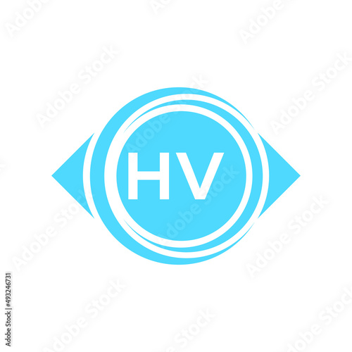 hv letter logo design on black background. hv creative initials letter logo concept. hv letter design.