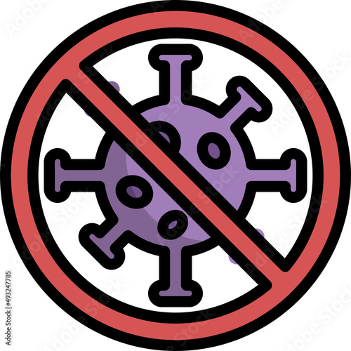 Banned Coronavirus icon