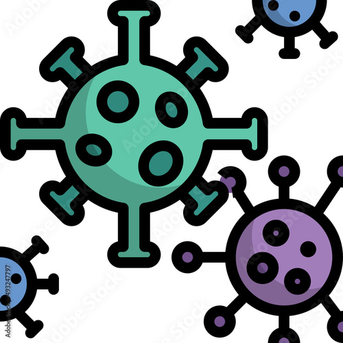 Coronavirus outbreak icon