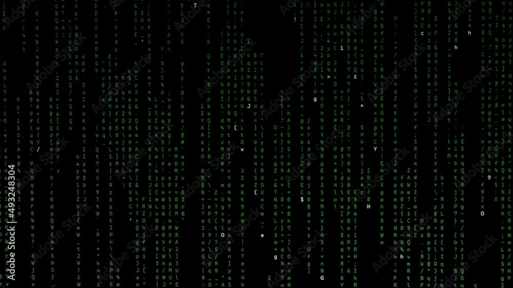 numbers are flowing on the digital display and consist of 0 and 1 numbers are flowing on the digital display and consist of 0 and 1