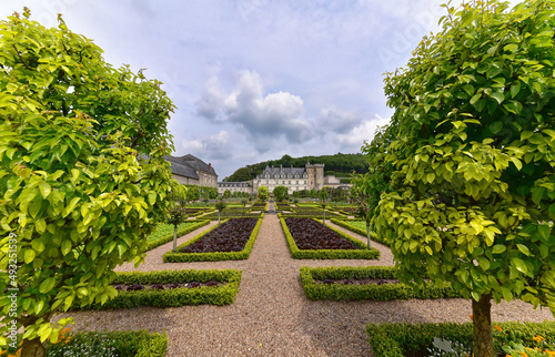 Frankreich - Villandry - Schloss Villandry - Schlossgarten & Parkanlage