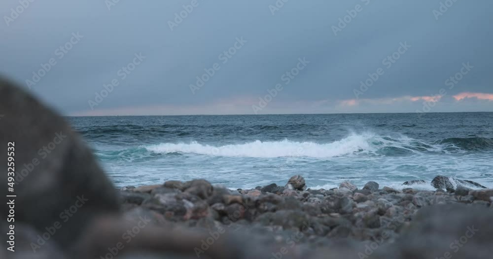 Rough Ocean Coast SlowMotion 4K Norway Rough Ocean Coast SlowMotion 4K Norway