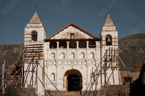 church of the holy sepulchre ,pueblo de yanque arequipa photo