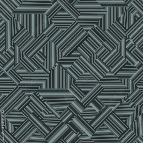 grey seamless pattern with stripes in different directions. vector wallpaper for any surface