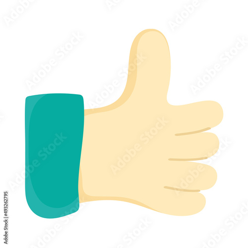 hand in approval symbol