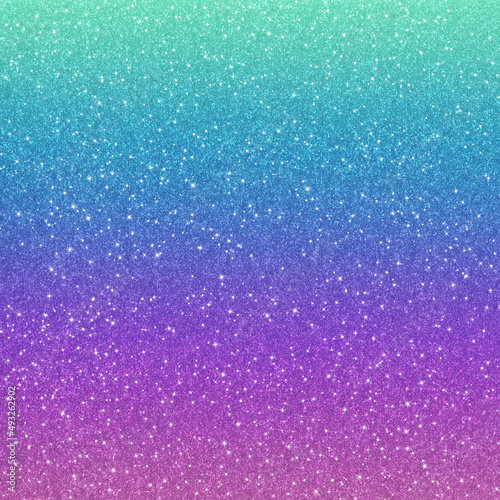 Dreamy Green Blue and Purple colored Glitter Gradient Texture, Digital Paper