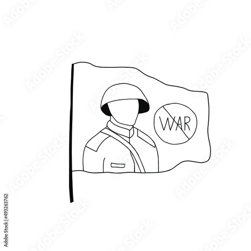  flag no war