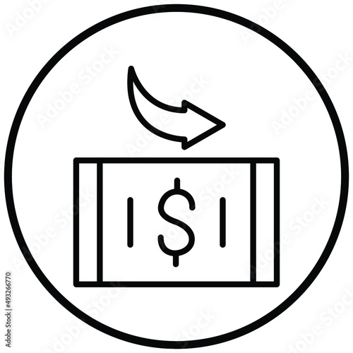 Vector Design Refinance Icon Style