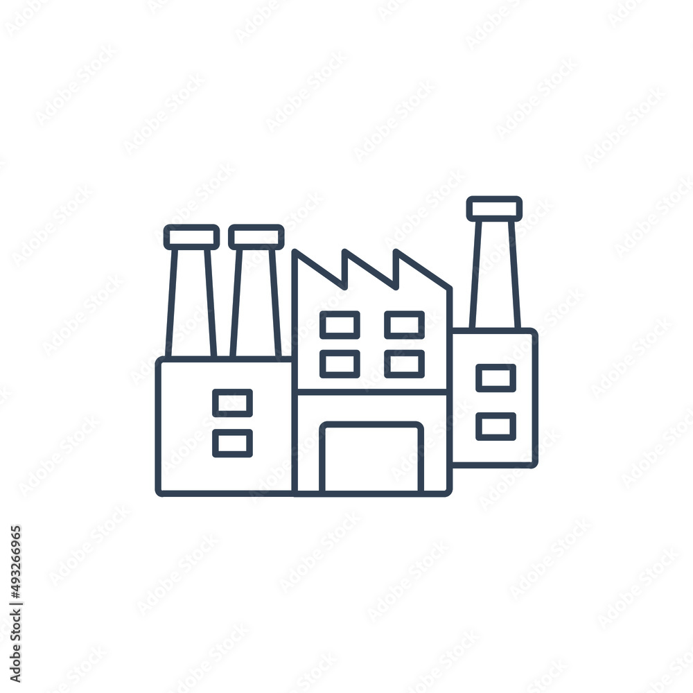Factory icons symbol vector elements for infographic web Factory icons symbol vector elements for infographic web