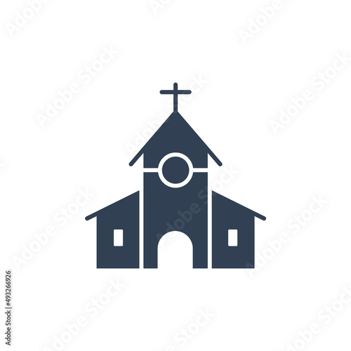 chruch icons symbol vector elements for infographic web